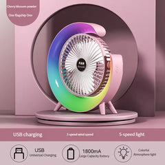 Ventilador portatil colorful desktop fan ven-fan