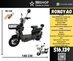 MOTO BICI ELECTRICA RONGY AO