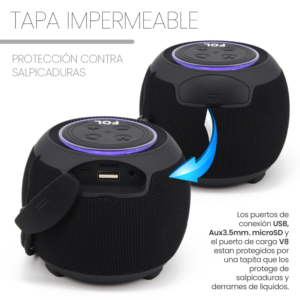 Bocina FOL portatil bluetooth boc-c25