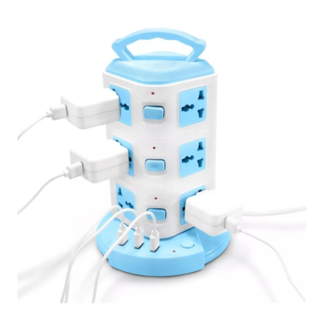 Multicontacto Torre  3 Entradas Usb Universal BK-2116