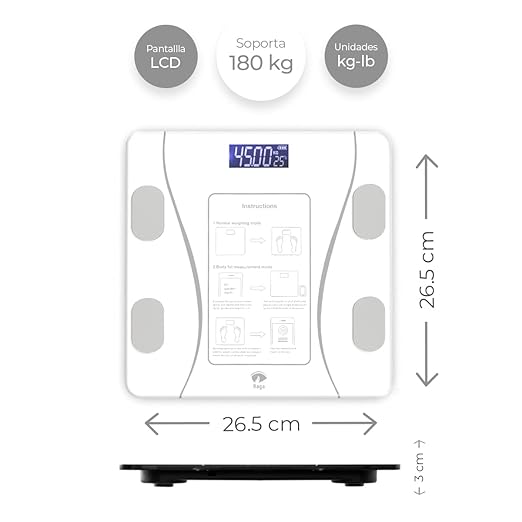 CDMX - Bascula de Peso Electrónica  / Bluetooth Inteligente