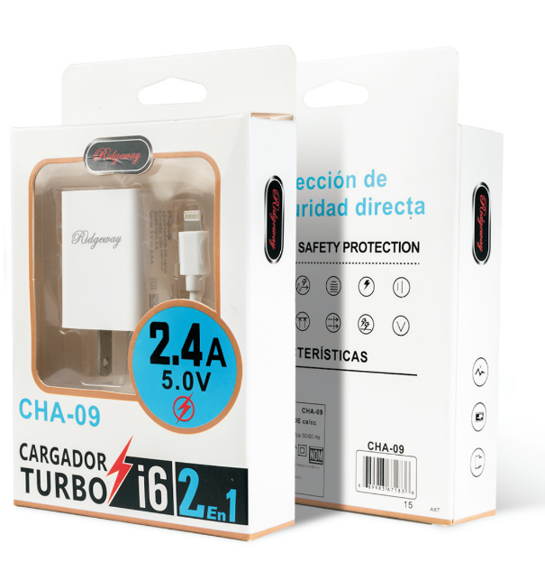 Cargador Turbo Iphone Ridgeway CHA-09