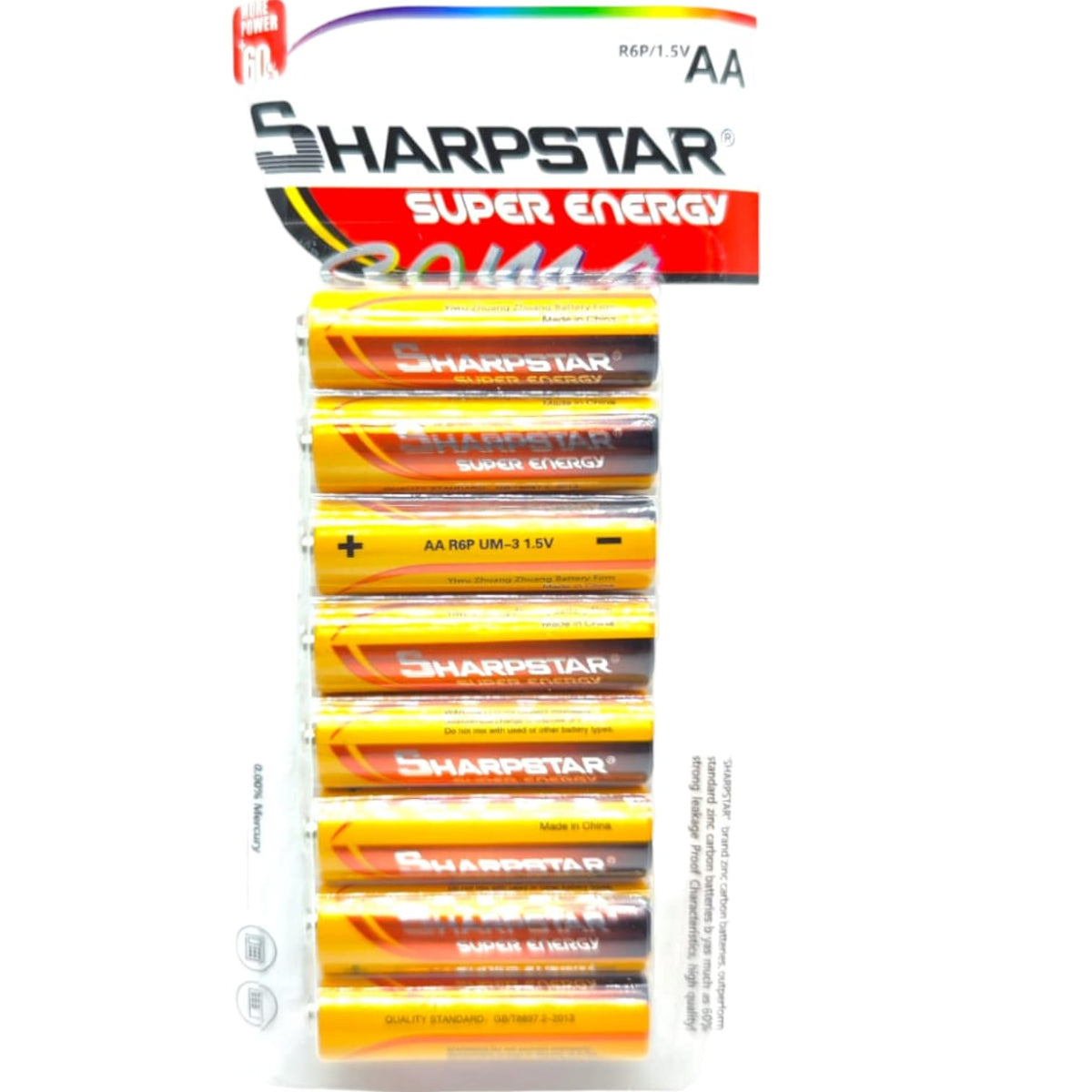 PILA AA SHARPSTAR ZENYU SHA-8B-AA-RED