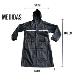 CDMX-IMPERMEABLE CON CAPUCHA UNISEX