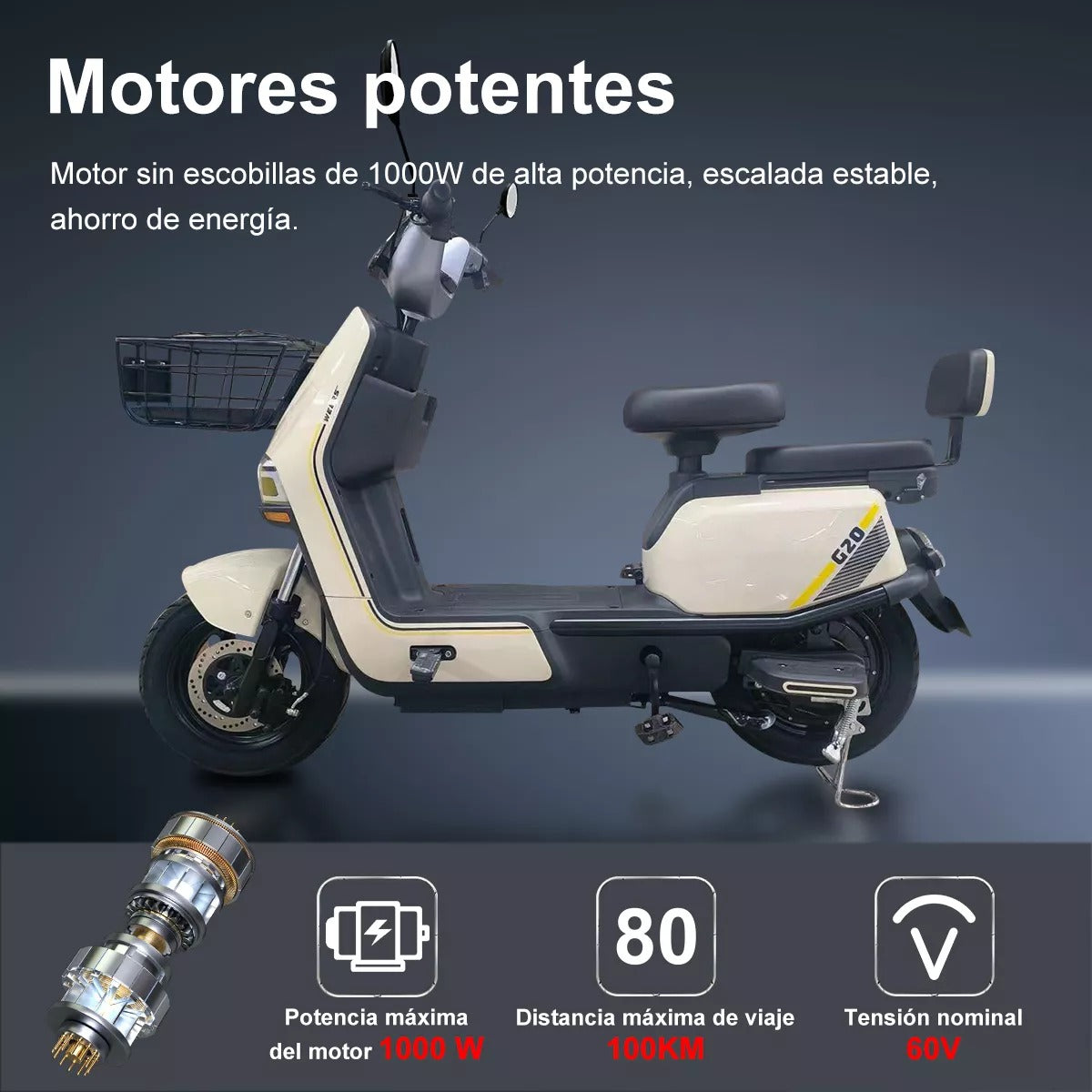 MOTO BICI ELECTRICA RONGY AO