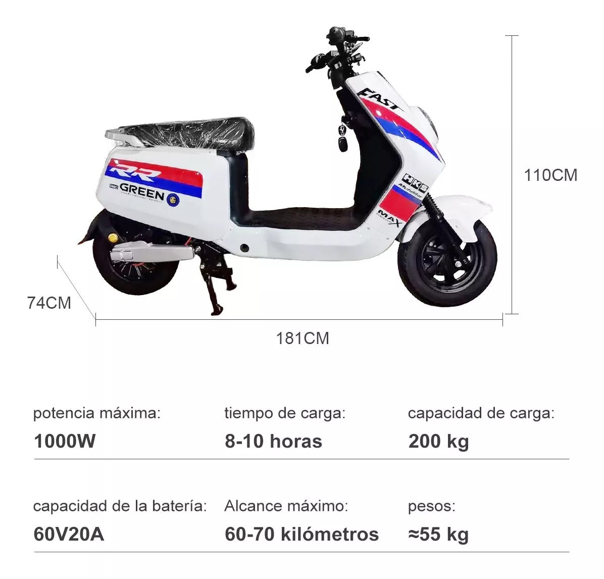 MOTO BICI ELECTRICA DANIU