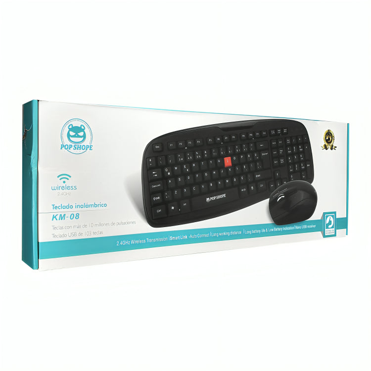 Teclado Inalambrico con mouse KM10