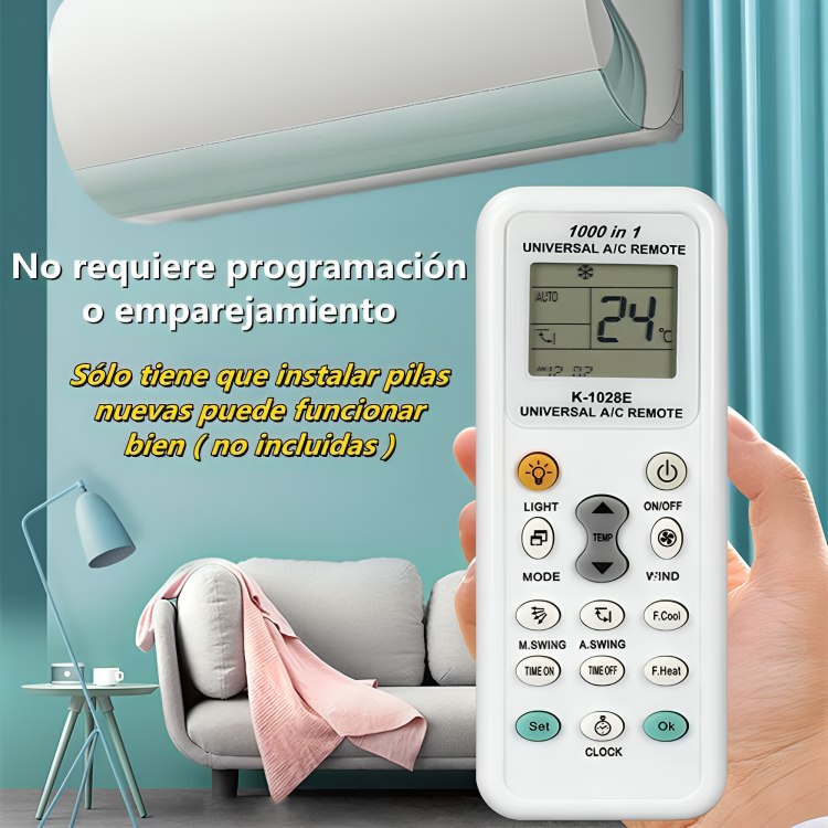 Control Remoto Universal Aire Acondicionado K-1029A