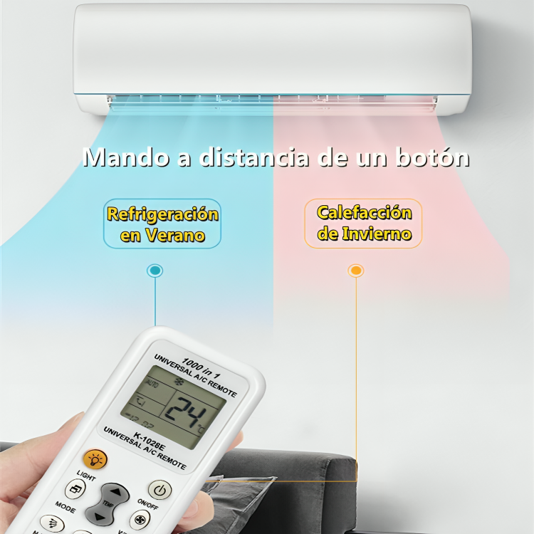 Control Remoto Universal Aire Acondicionado K-1029A