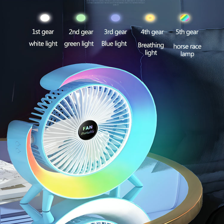 Ventilador portatil colorful desktop fan ven-fan