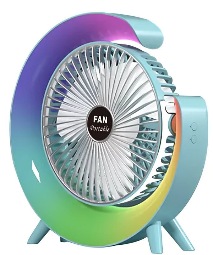 Ventilador portatil colorful desktop fan ven-fan